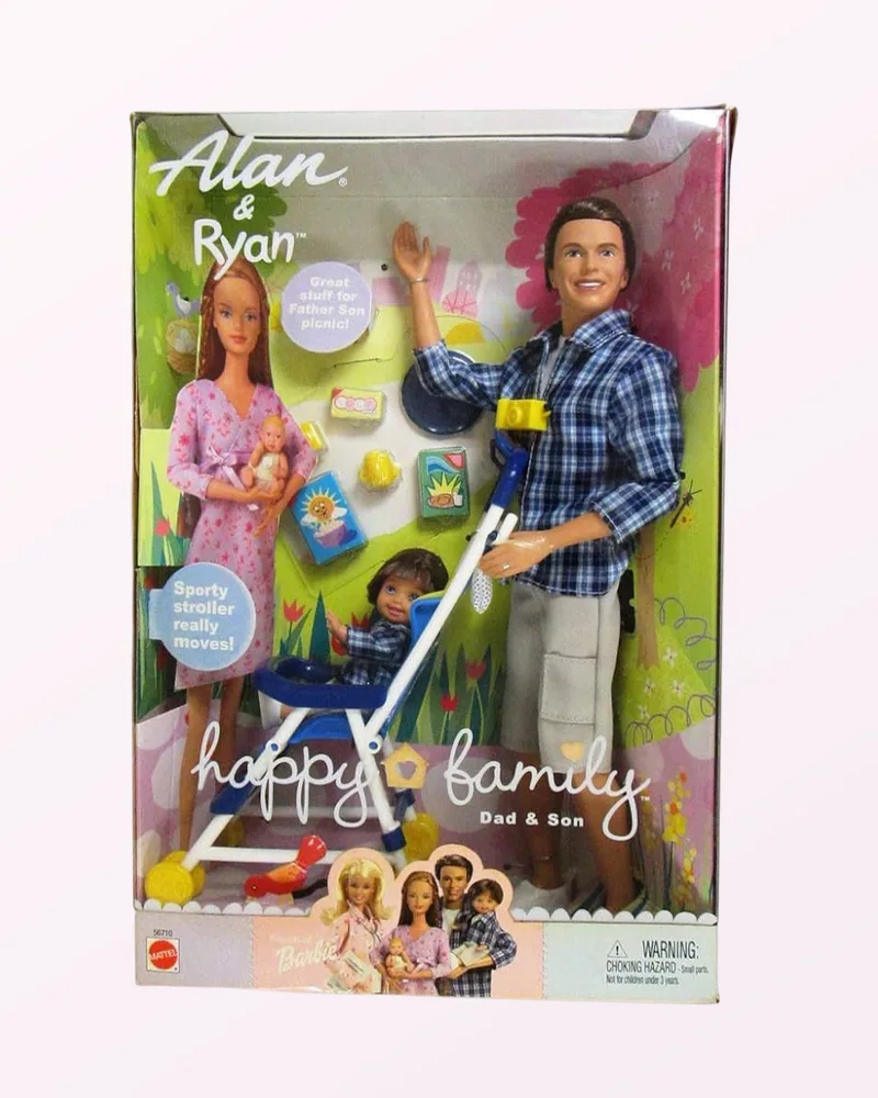 Happy Family Alan and his son Ryan doll set