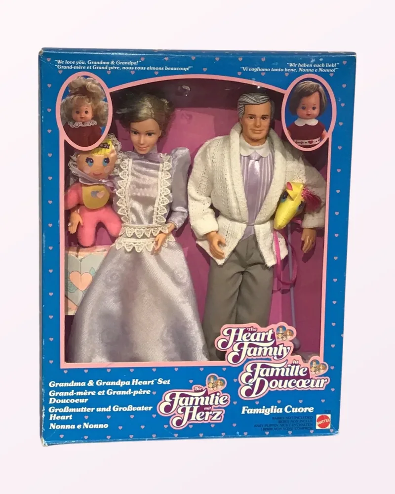 Vintage Mattel The Heart Family dolls