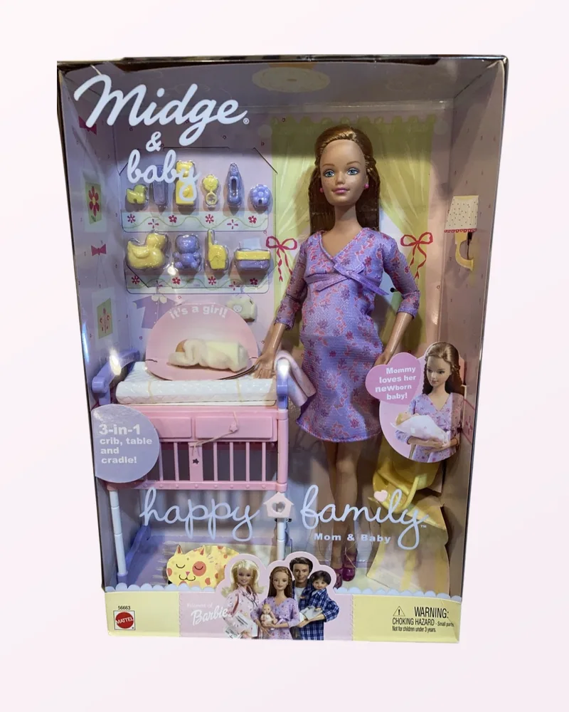 Happy Family Midge and baby doll set